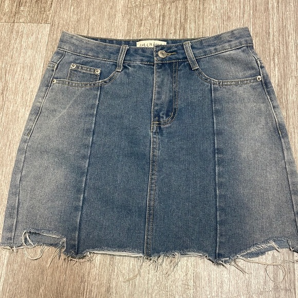 En Creme Dresses & Skirts - Boutique Jean Mini Skirt
